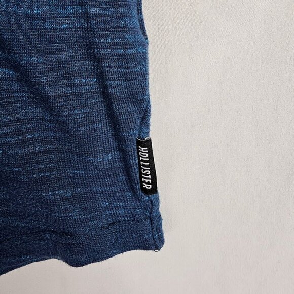 Men's HOLLISTER CA Short Sleeve T Shirt HEATHERED BLUE size M Casual Comfortable - Picture 3 of 7